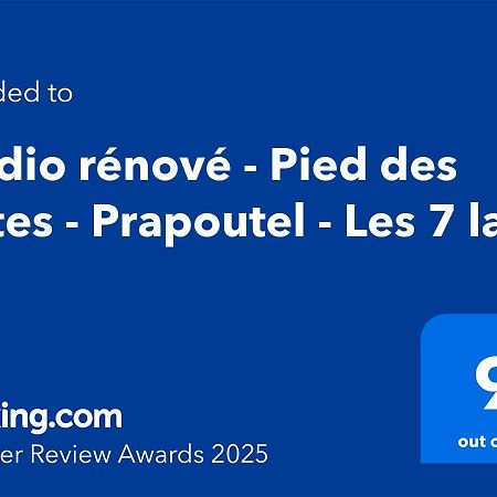 Studio Renove - Pied Des Pistes - Prapoutel - Les 7 Laux Les Adrets Eksteriør bilde